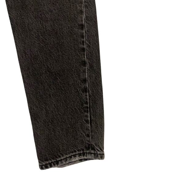 ZARA The 90s Mom Fit Black Jeans High Waist Size 0 Vintage Feel Y2K Washed Out - Picture 5 of 10